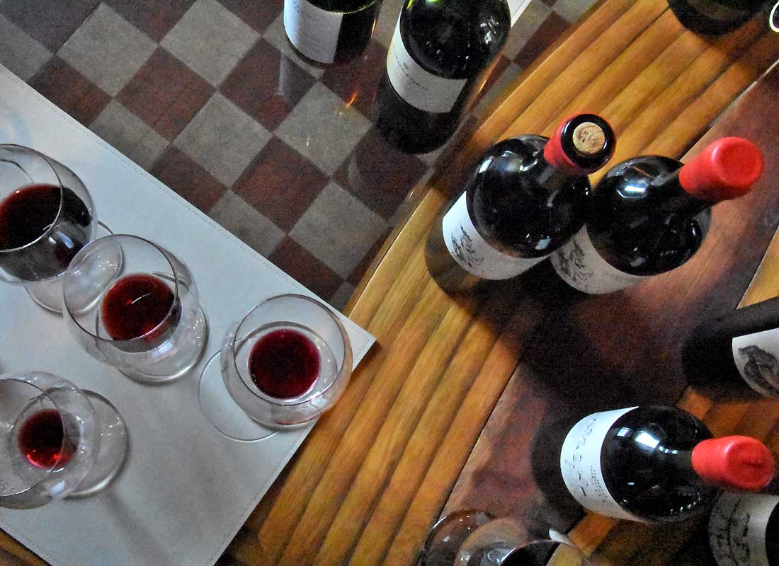 Private tastings including the highest quality of wine