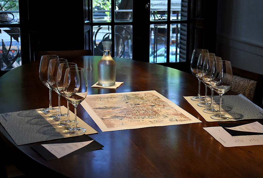 A premium wine tasting including top-tier wines.