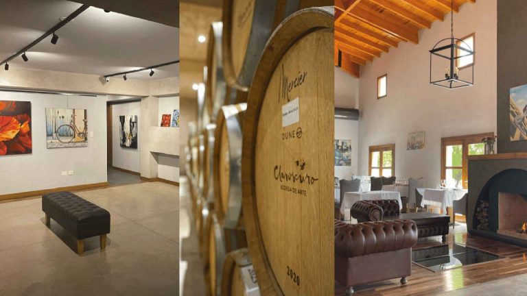 Claroscuro Winery: architecture, gardens and artwork