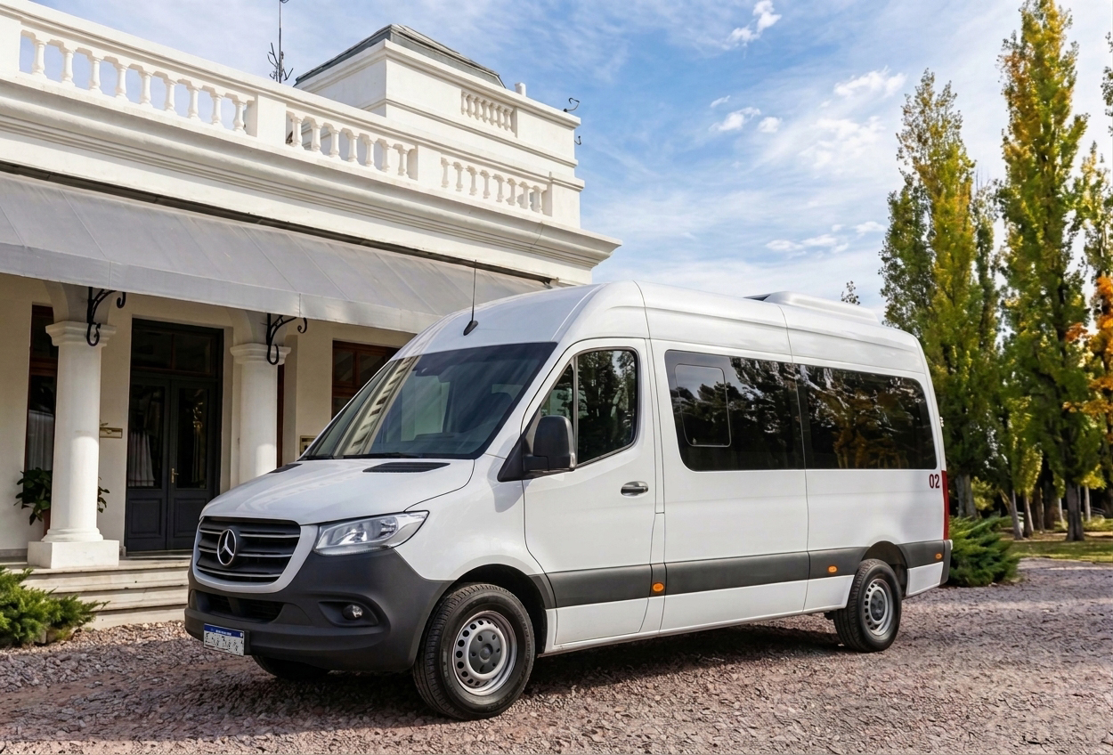 Private wine tour transport at a Mendoza winery